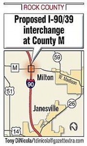 Proposed I-90/39 interchange at County M
